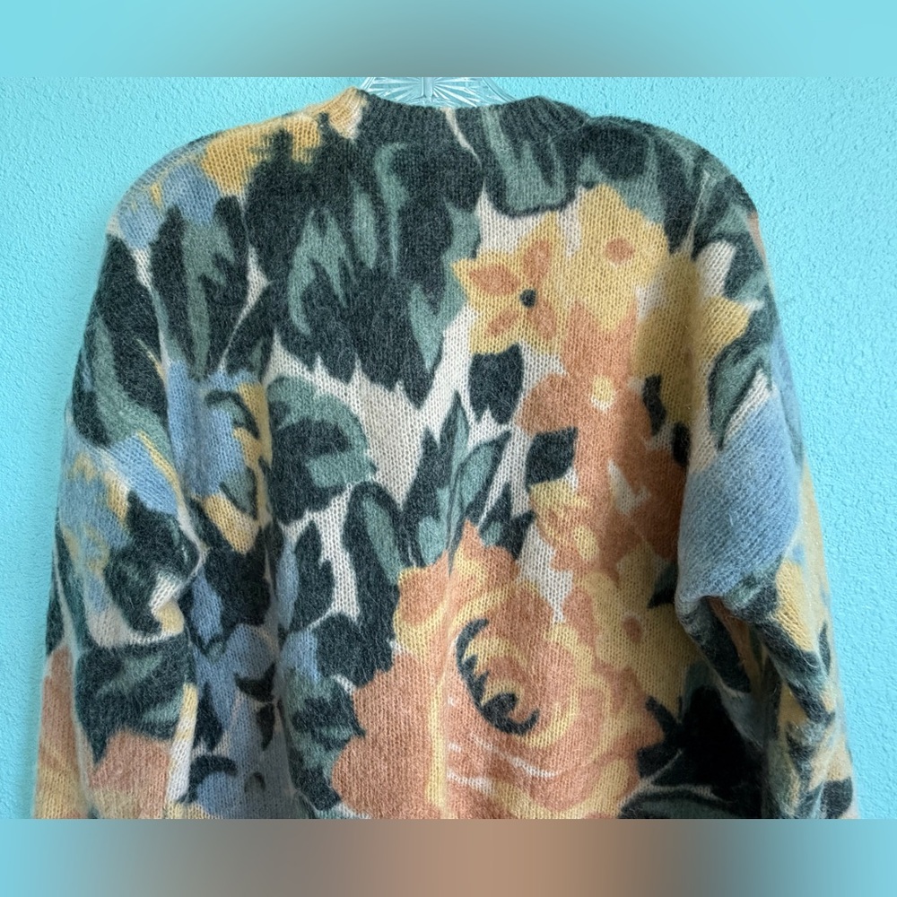 💎🇫🇷 RARE Sézane x Les Composantes Silene Jumper, Garden Flowers - Picture 6 of 10